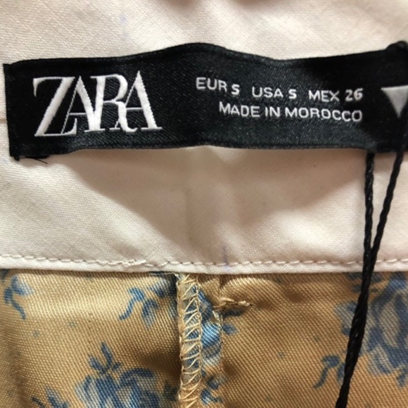 ZARA Satin Pants, NWT, Size S - Picture 7 of 9